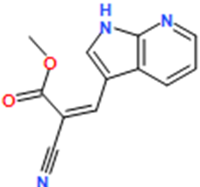 (Z)-Methyl 2-cyano-3-(1H-pyrrolo[2,3-b]pyridin-3-yl)acrylate